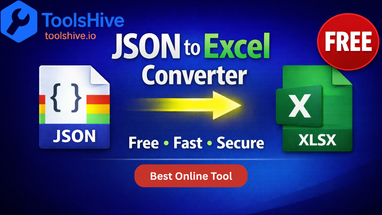 JSON to Excel Converter – Free, Fast & Secure Online Tool